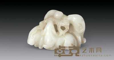 清中期 白玉三羊开泰摆件 长9.5cm